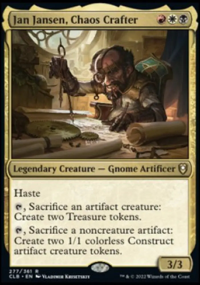 Jan Jansen Chaos Crafter [Commander Legends: Battle for Baldur’s Gate] - MTG Single