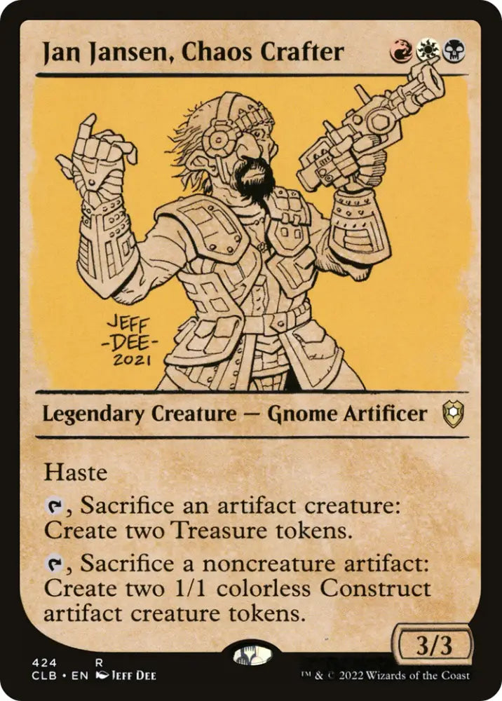 Jan Jansen Chaos Crafter (Showcase) [Commander Legends: Battle for Baldur’s Gate] - MTG Single