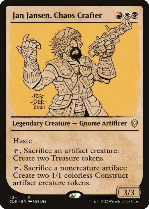 Jan Jansen Chaos Crafter (Showcase) [Commander Legends: Battle for Baldur’s Gate] - MTG Single