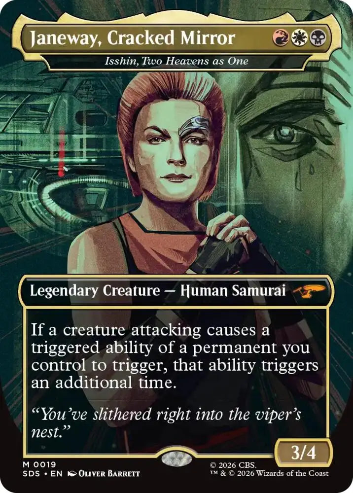 Janeway, Cracked Mirror - Isshin, Two Heavens as One (Borderless) (19) [Star Trek: Stardates]
