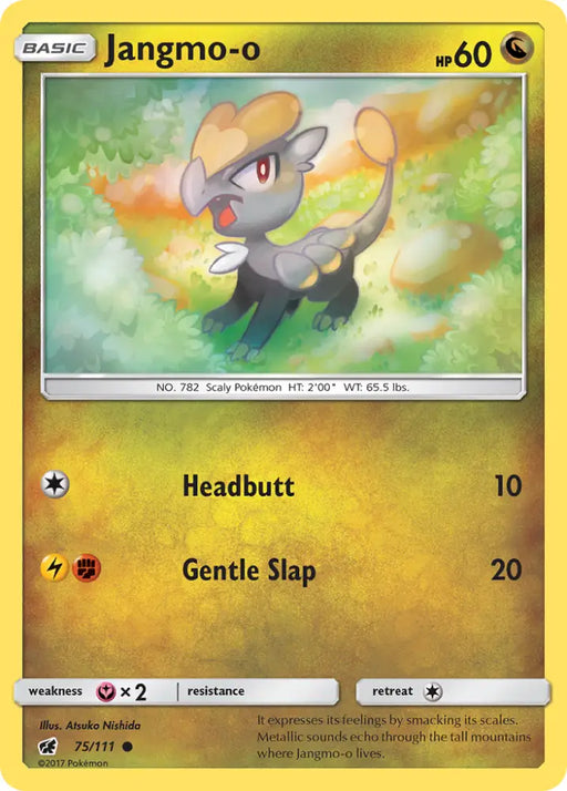 Jangmo-o (75/111) [Sun & Moon: Crimson Invasion] - Pokemon Single