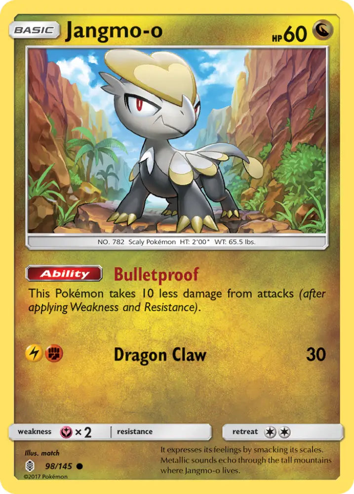 Jangmo-o (98/145) [Sun & Moon: Guardians Rising] - Pokemon Single
