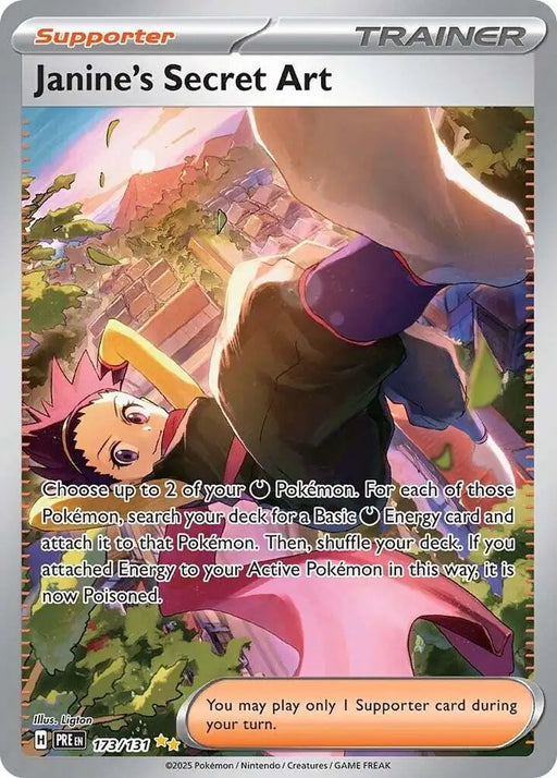 Janine’s Secret Art (173/131) [Scarlet & Violet: Prismatic Evolutions] - Pokemon Single