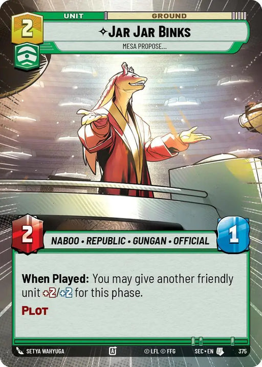 Jar Jar Binks - Mesa Propose (Hyperspace) (375) [Secrets of Power]