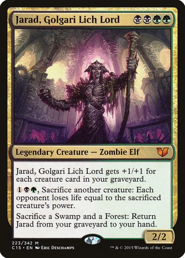 Jarad Golgari Lich Lord [Commander 2015] - MTG Single