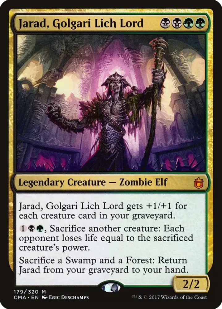 Jarad Golgari Lich Lord [Commander Anthology] - MTG Single