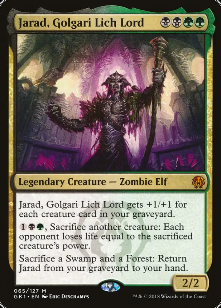 Jarad Golgari Lich Lord [Guilds of Ravnica Guild Kit] - MTG Single