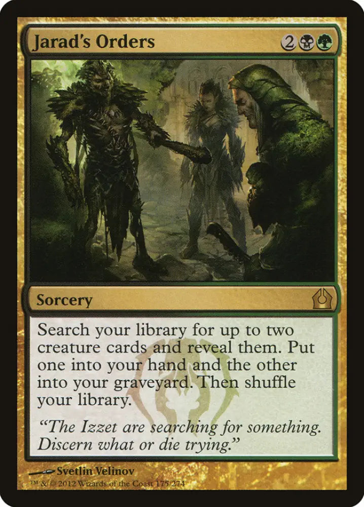 Jarad’s Orders [Return to Ravnica] - MTG Single