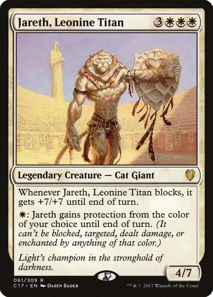 Jareth Leonine Titan [Commander 2017] - MTG Single