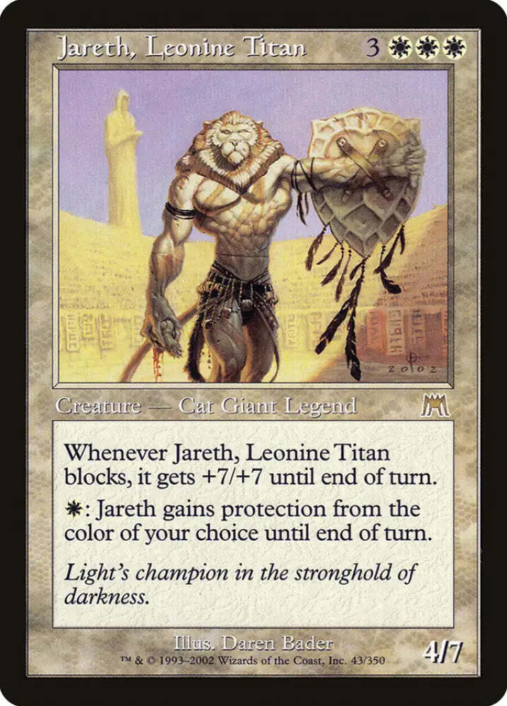 Jareth Leonine Titan [Onslaught] - MTG Single