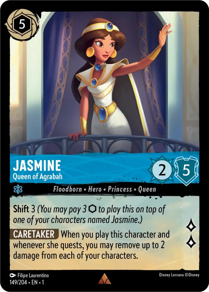 Jasmine - Queen of Agrabah (149/204) [The First Chapter] - Lorcana Single