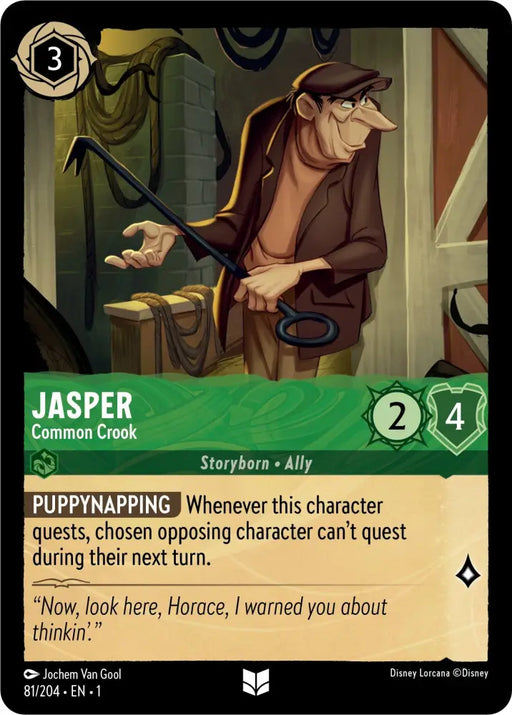 Jasper - Common Crook (81/204) [The First Chapter] - Lorcana Single