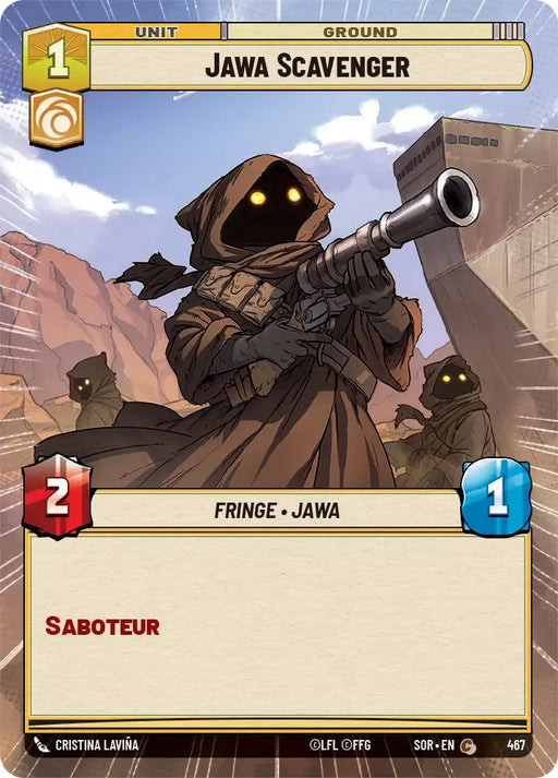 Jawa Scavenger (Hyperspace) (467) [Spark of Rebellion] - Star Wars: Unlimited Single