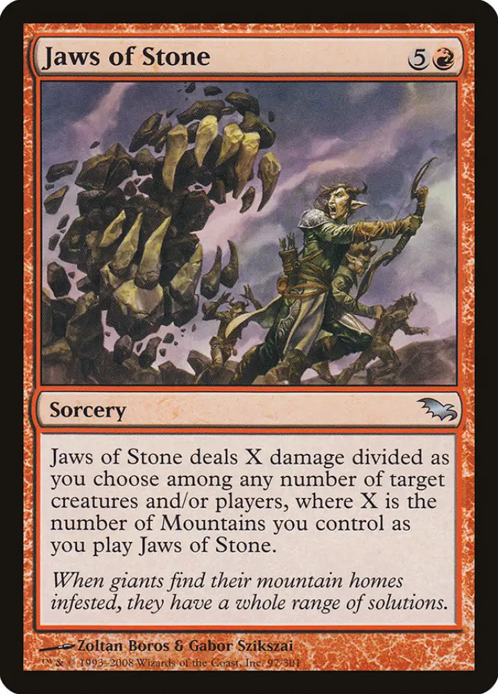 Jaws of Stone [Shadowmoor] - MTG Single