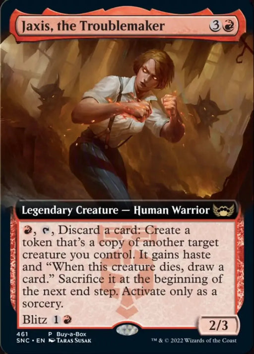 Jaxis the Troublemaker (Buy-A-Box) [Streets of New Capenna] - MTG Single