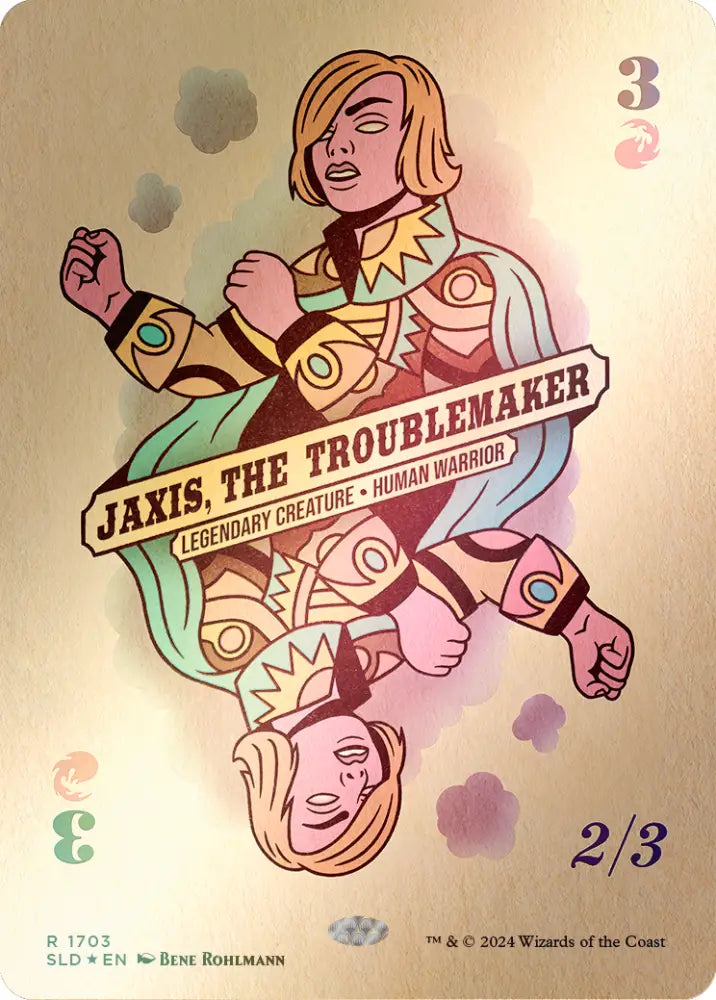 Jaxis the Troublemaker (Rainbow Foil) [Secret Lair Drop Series] - MTG Single