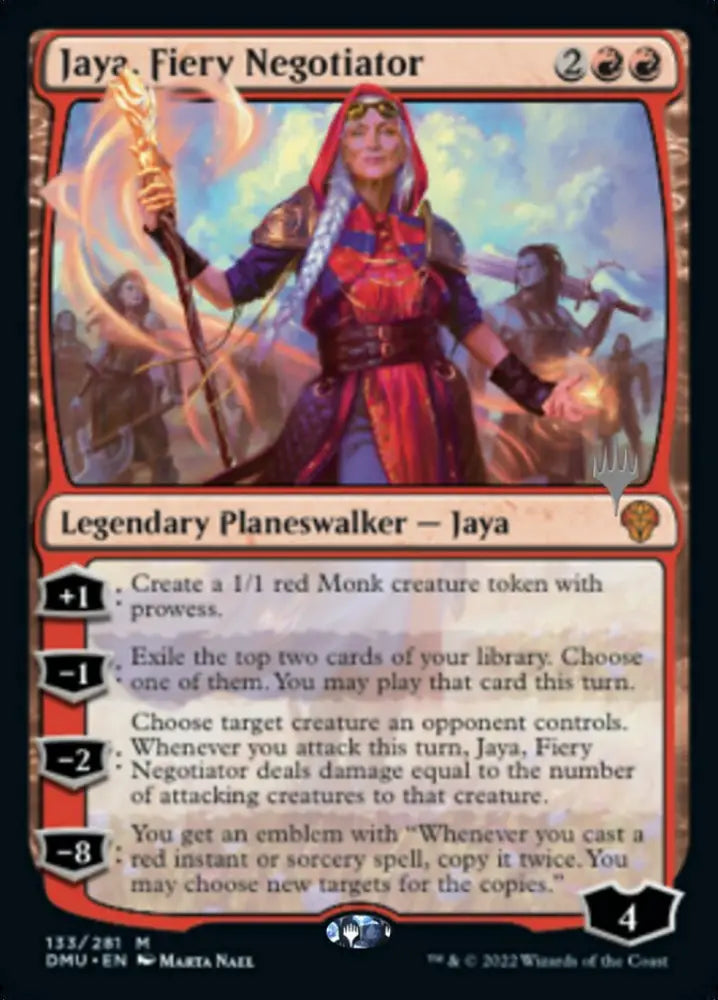 Jaya Fiery Negotiator (Promo Pack) [Dominaria United Promos] - MTG Single