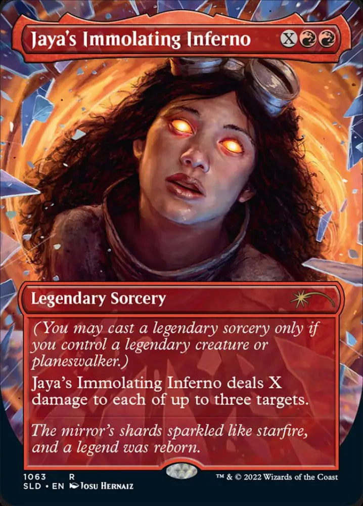 Jaya’s Immolating Inferno (Borderless) [Secret Lair Drop Series] - MTG Single