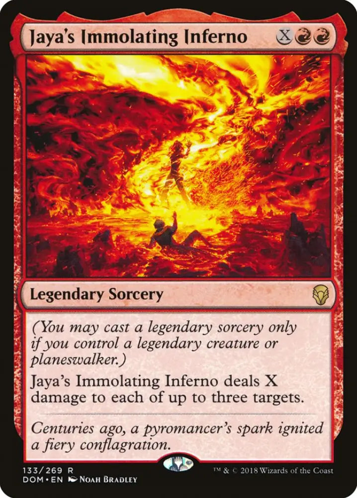 Jaya’s Immolating Inferno [Dominaria] - MTG Single