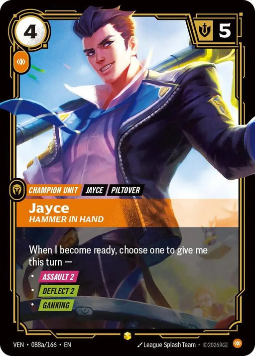 Jayce, Hammer in Hand (Alternate Art) (088a/166) [Vendetta]