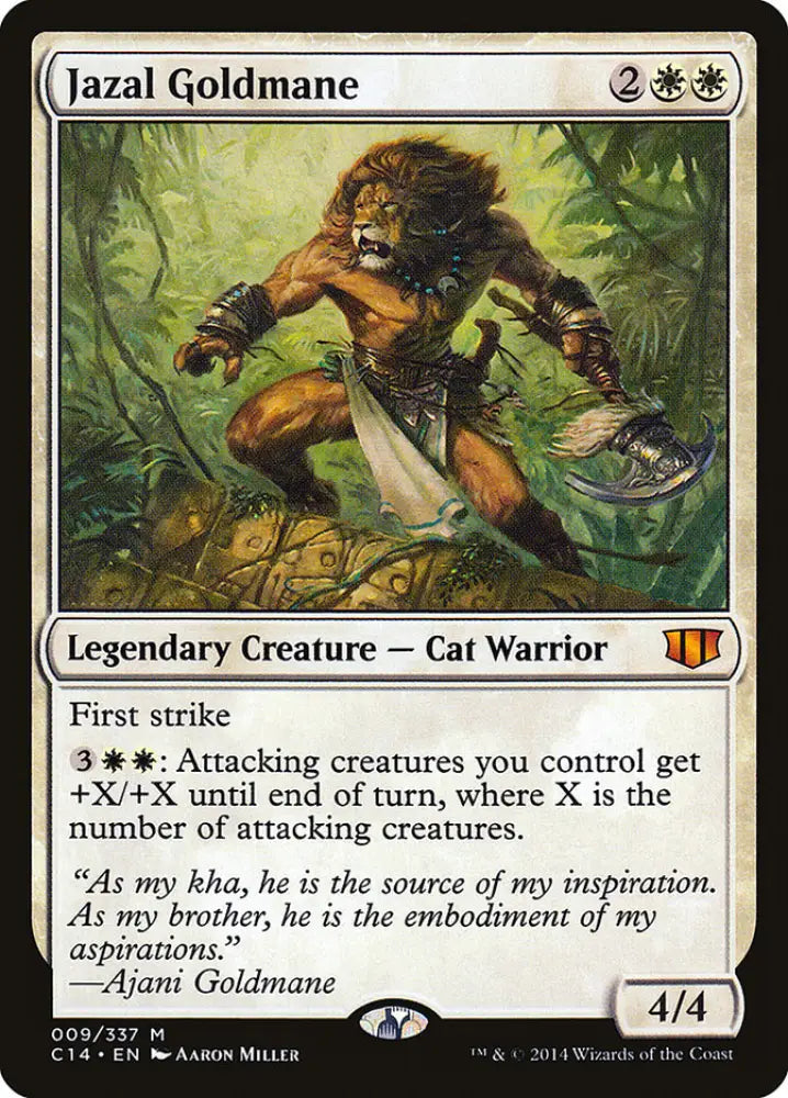 Jazal Goldmane [Commander 2014] - MTG Single