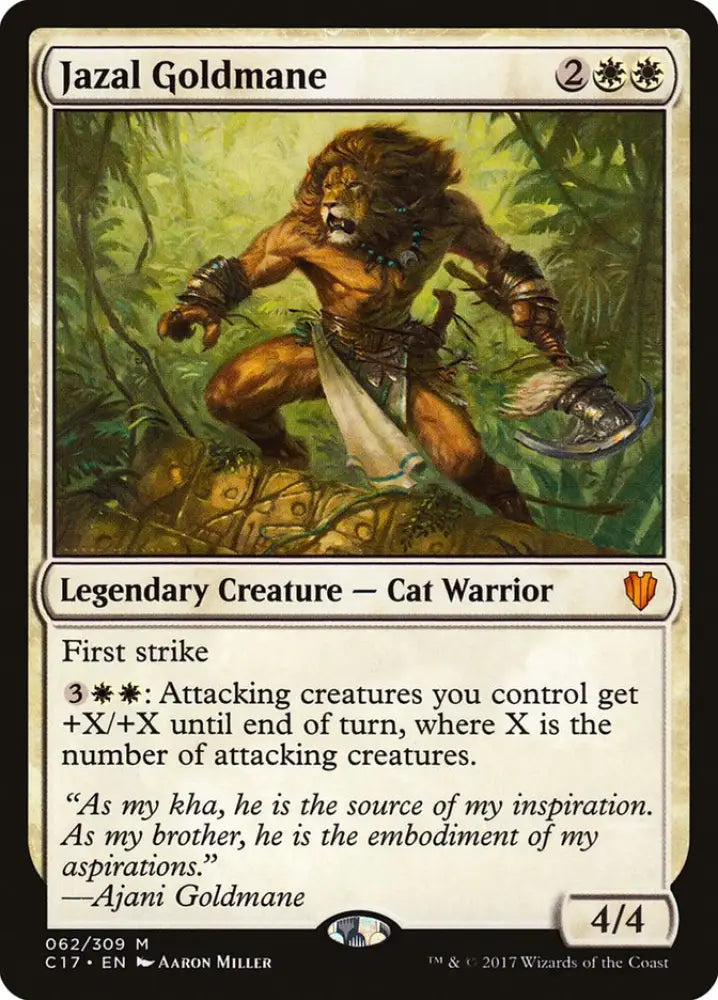 Jazal Goldmane [Commander 2017] - MTG Single
