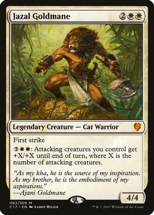 Jazal Goldmane [Commander 2017] - MTG Single