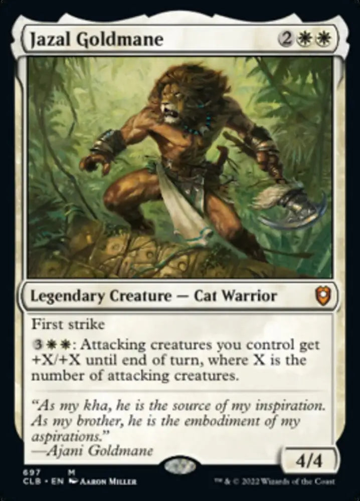 Jazal Goldmane [Commander Legends: Battle for Baldur’s Gate] - MTG Single