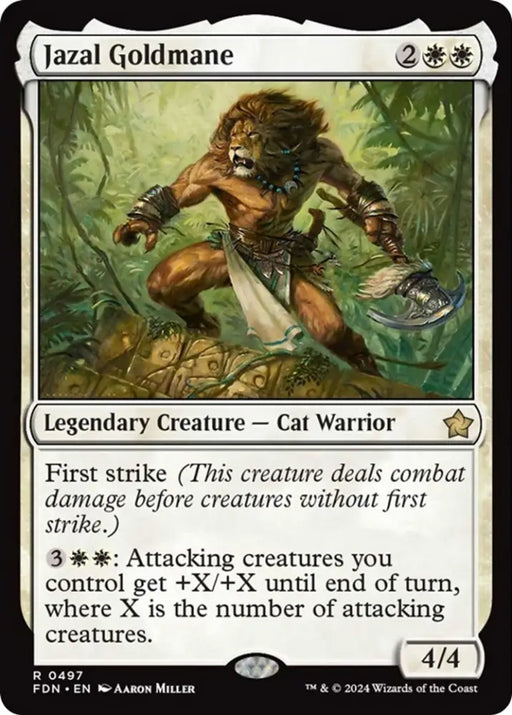 Jazal Goldmane [Foundations] - MTG Single