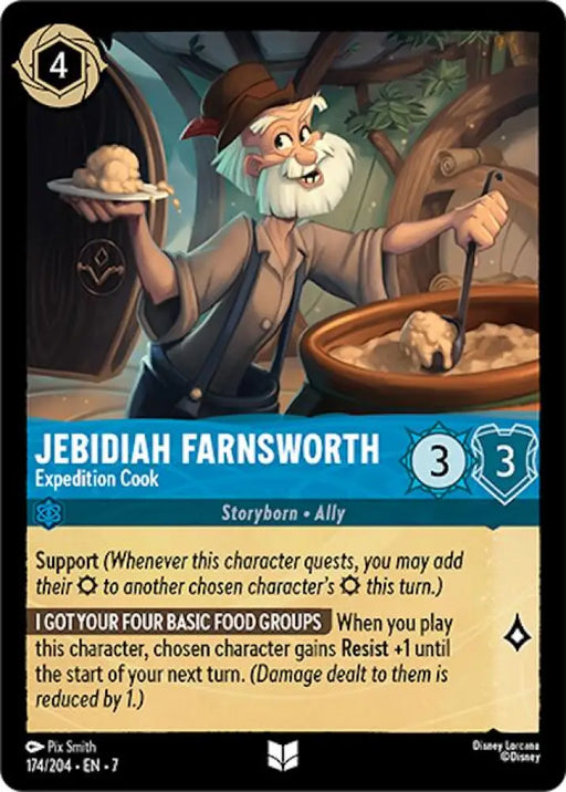 Jebidiah Farnsworth - Expedition Cook (174/204) [Archazia’s Island] - Lorcana Single