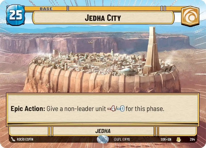 Jedha City (Hyperspace) (294) [Spark of Rebellion] - Star Wars: Unlimited Single