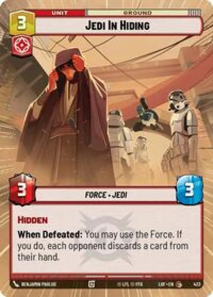Jedi In Hiding (Hyperspace) (423) [Legends of the Force]