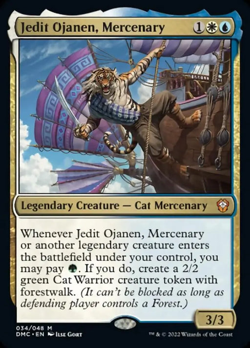 Jedit Ojanen Mercenary [Dominaria United Commander] - MTG Single