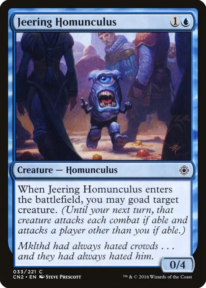 Jeering Homunculus [Conspiracy: Take the Crown] - MTG Single