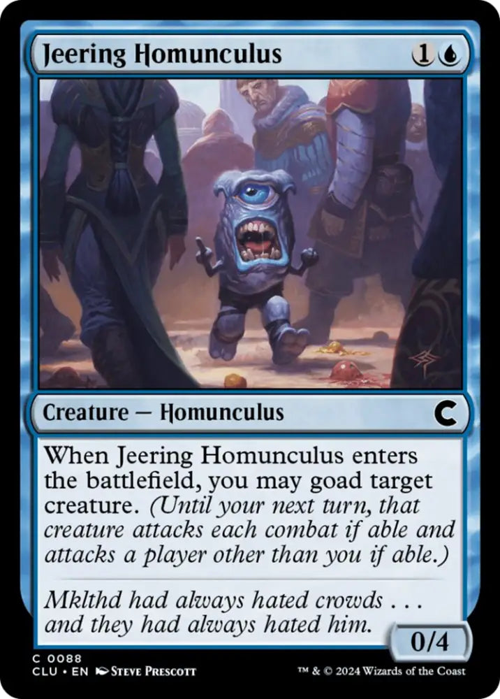 Jeering Homunculus [Ravnica: Clue Edition] - MTG Single