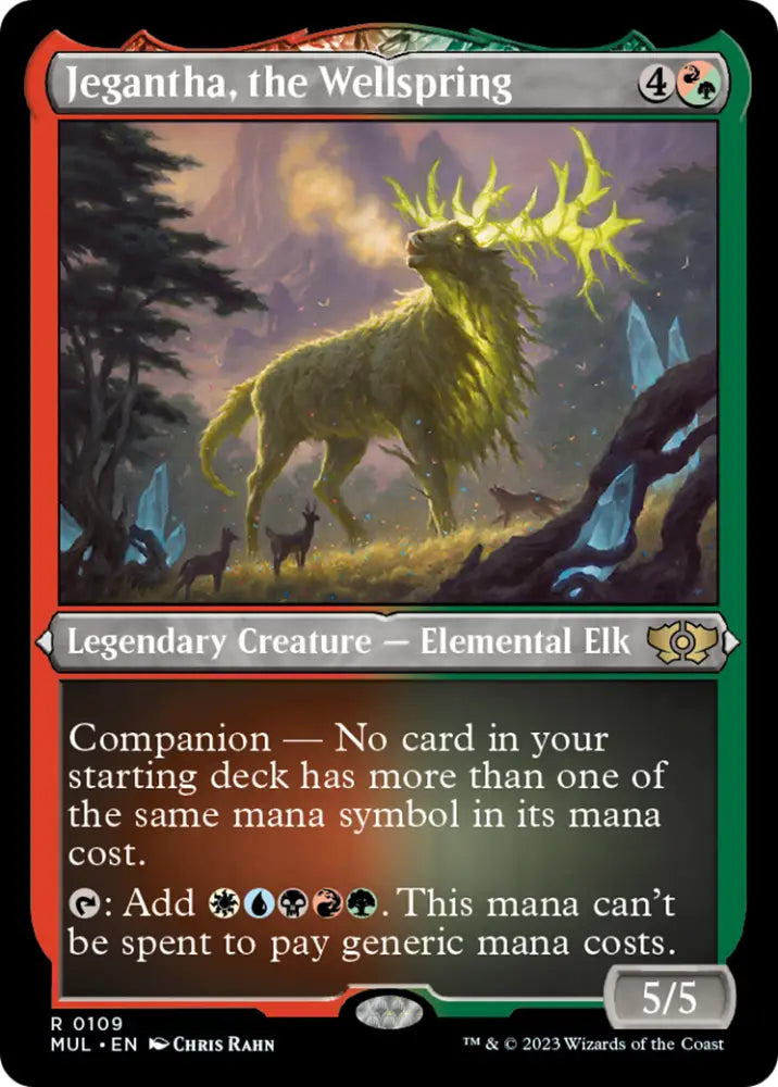 Jegantha the Wellspring (Foil Etched) [Multiverse Legends] - MTG Single