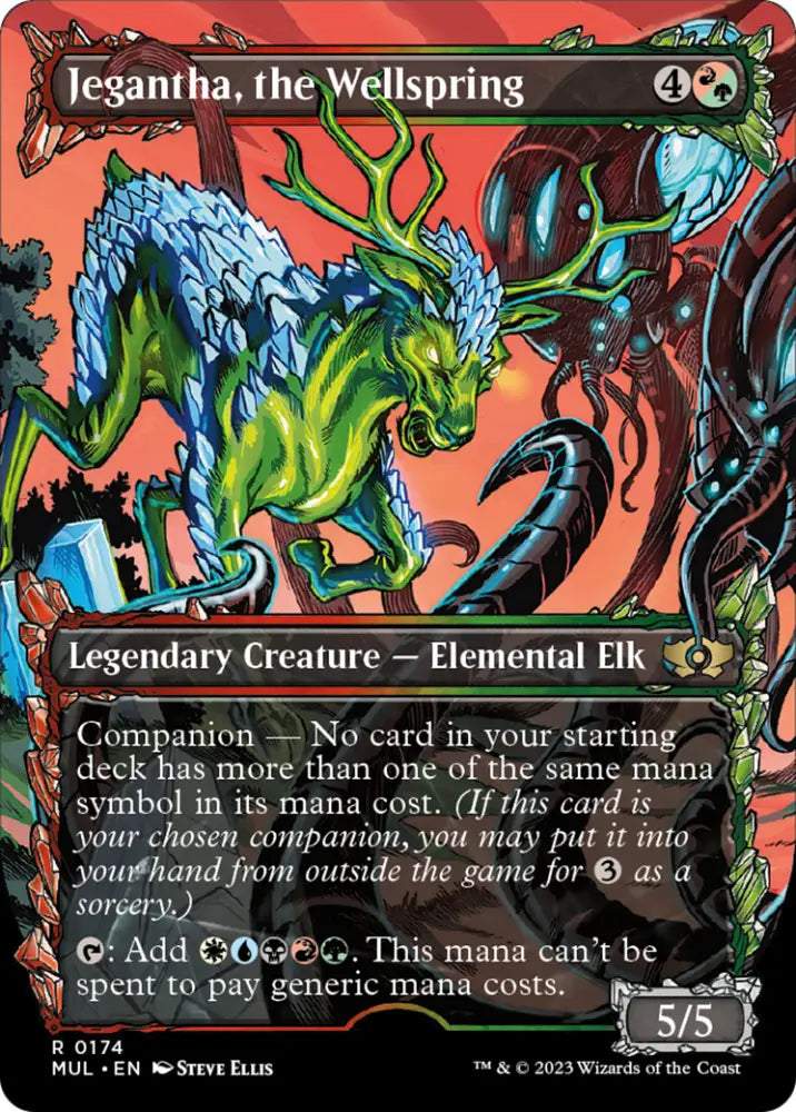 Jegantha the Wellspring (Halo Foil) [Multiverse Legends] - MTG Single