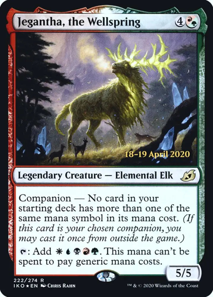 Jegantha the Wellspring [Ikoria: Lair of Behemoths Prerelease Promos] - MTG Single