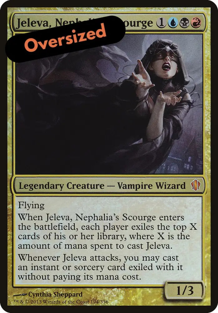 Jeleva Nephalia’s Scourge (Oversized) [Commander 2013 Oversized] - MTG Single