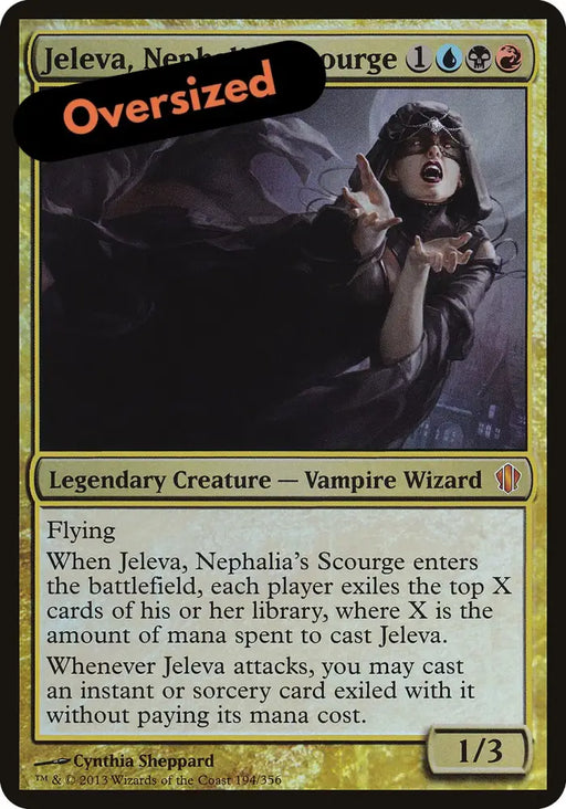 Jeleva Nephalia’s Scourge (Oversized) [Commander 2013 Oversized] - MTG Single