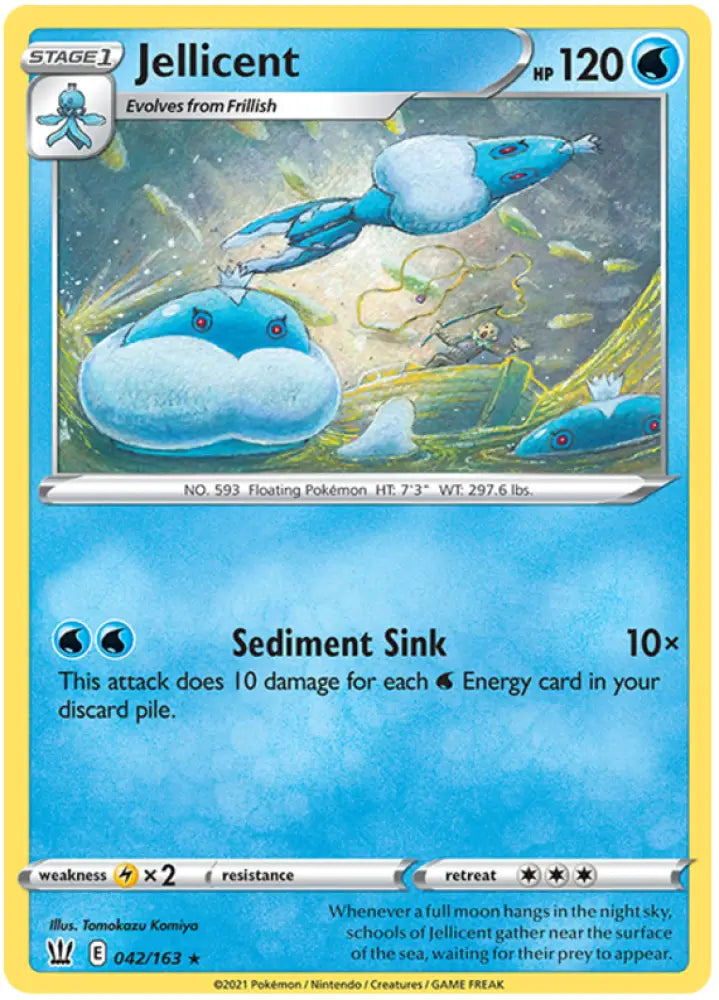 Jellicent (042/163) [Sword & Shield: Battle Styles] - Pokemon Single