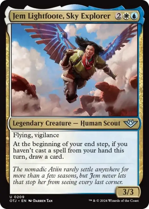 Jem Lightfoote Sky Explorer [Outlaws of Thunder Junction] - MTG Single