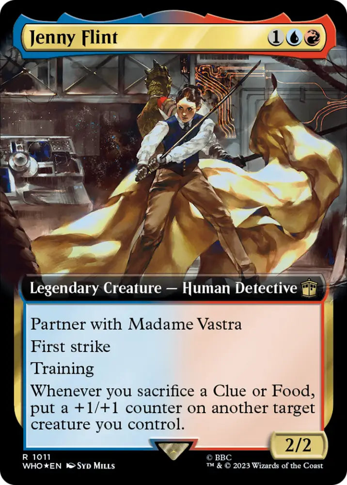 Jenny Flint (Extended Art) (Surge Foil) [Doctor Who] - MTG Single