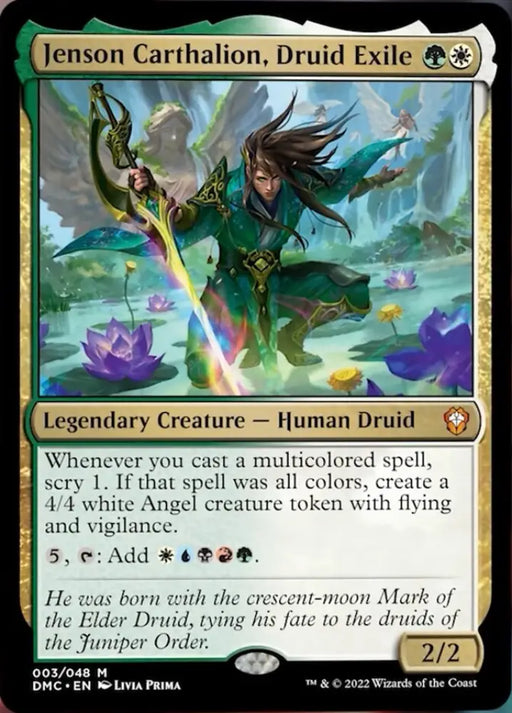 Jenson Carthalion Druid Exile [Dominaria United Commander] - MTG Single