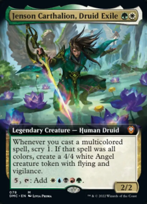 Jenson Carthalion Druid Exile (Extended) [Dominaria United Commander] - MTG Single