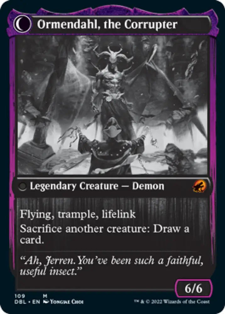 Jerren Corrupted Bishop // Ormendahl the Corrupted [Innistrad: Double Feature] - MTG Single