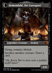 Jerren Corrupted Bishop // Ormendahl the Corrupted [Innistrad: Midnight Hunt] - MTG Single