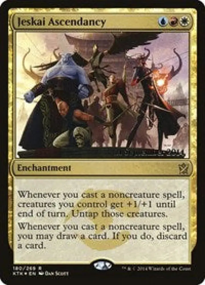Jeskai Ascendancy (180) [Prerelease Cards]