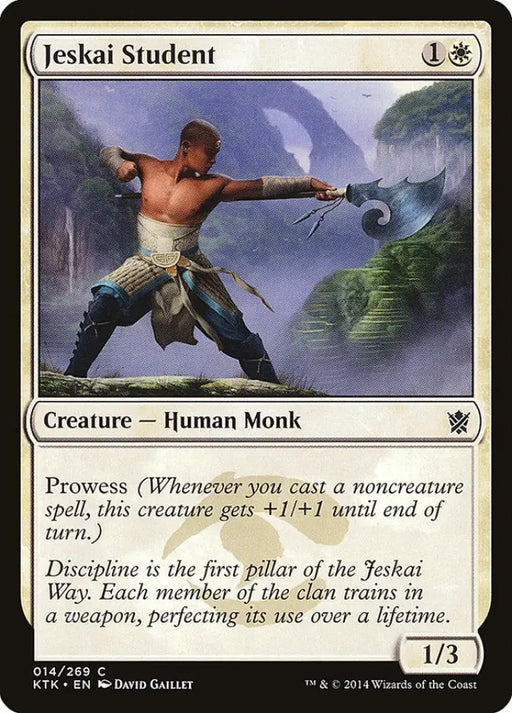 Jeskai Student [Khans of Tarkir] - MTG Single