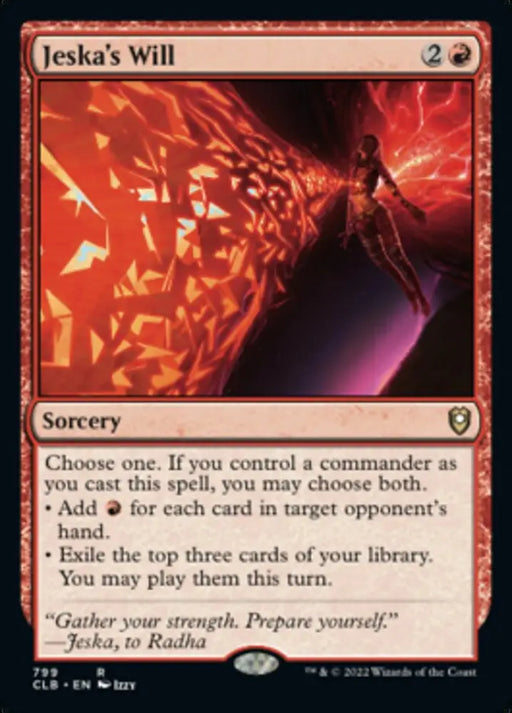Jeska’s Will [Commander Legends: Battle for Baldur’s Gate] - MTG Single